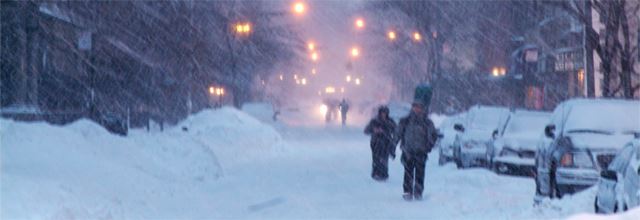 Winter high street trading