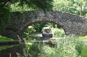 A great part of the canal runs through the Brecon Beacons National Park