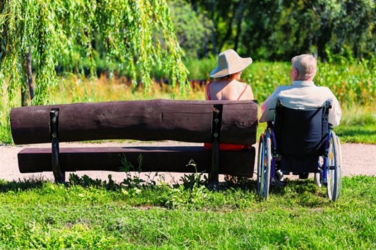 couple on bench