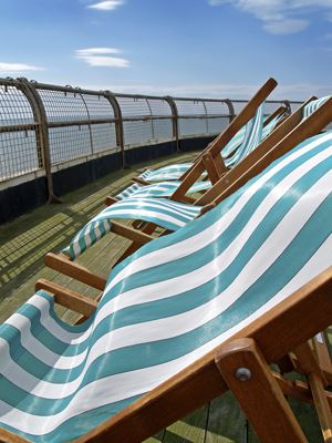 Deckchairs can be included in your beach hut contents