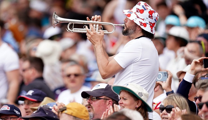 Trumpeter Among Fans